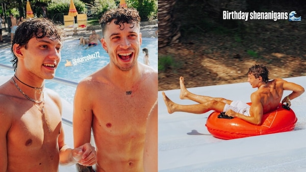 Kimi Antonelli, compleanno all’Aquafan con Bezzecchi: dagli scivoli al premio degli amici