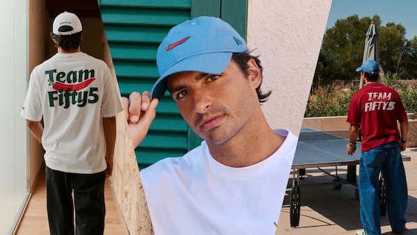 Carlos Sainz presenta TEAM FIFTY5, la collezione dedicata a Madrid