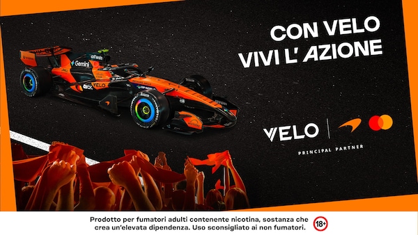VELO e il McLaren Mastercard Formula 1 Team protagonisti al GP d'Italia