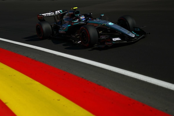 GP Spagna, FP3: Antonelli precede Leclerc, Hamilton a muro