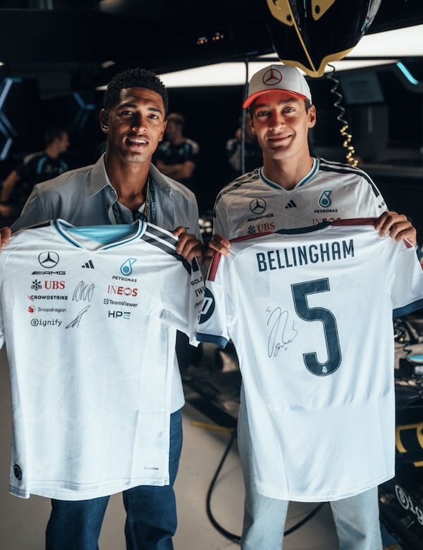 Dal Bernabéu al Madring: chi sono le stelle del calcio avvistate nel weekend della F1?