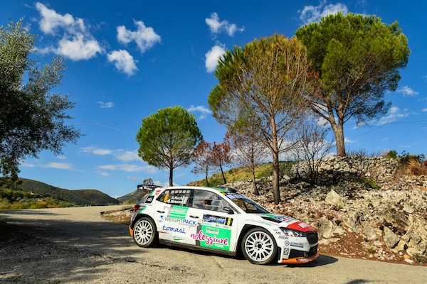 Nucita davanti a tutti dopo tre prove al Rally del Lazio
