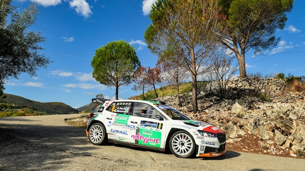 Nucita davanti a tutti dopo tre prove al Rally del Lazio
