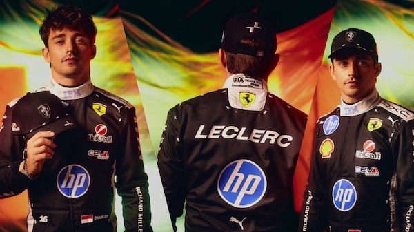 Charles Leclerc, il nuovo look per Singapore