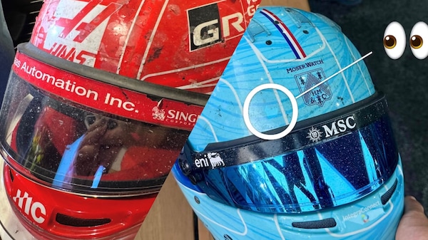 Cosa è successo ai caschi di Gasly e Ocon? Gli strani segni dopo il diluvio della Malesia