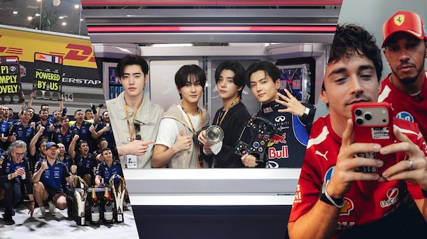Singapore, il GP sui social: Ferrari scatenata, incontri K-pop e Kimi protagonista