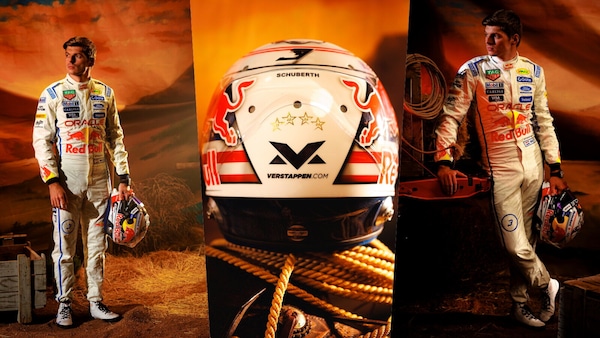 Nuovo casco per Max Verstappen ad Austin