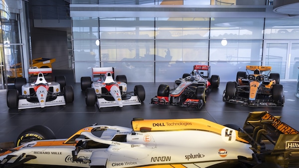 McLaren mette cinque F1 in vendita e farà come la Ferrari 